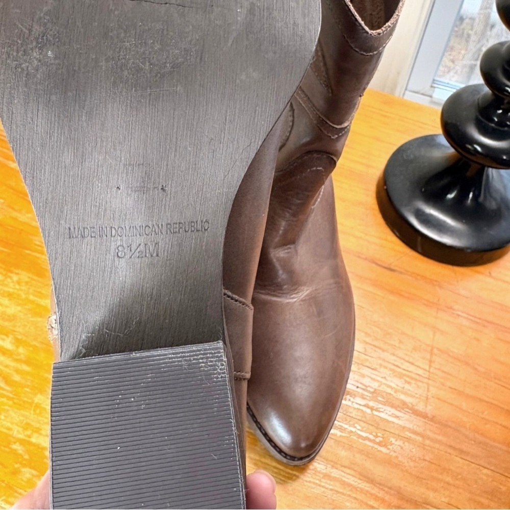 Carlos Santana Austin Leather Western Ankle Boot - Picture 12 of 13